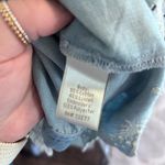 LC Lauren Conrad Lauren Conrad EUC blue jean inspired tank with embroidered eyelet bottom/ detail Photo 4