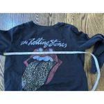The Rolling Stones ‎ Size S Sweatshirt Crew Neck Graphic Print Black Pullover Photo 1