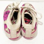 Coach  Size 8 Dillon Poppy Leather Suede Multi Color Floral Sneakers Photo 3