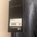 ✨90 Degree By Reflex Faux Leather Flared Leg Yoga Sz Medium Pants✨ Black Photo 7