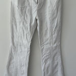 Free People Free‎ People White Denim Panel Flare Jeans Womens Size 26 Photo 0