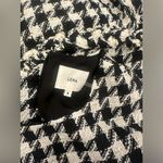 Tweed, Houndstooth Mini Dress Black Photo 2