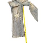 BLANK NYC Women's Distressed High-Rise Straight Leg Jeans Blue Size 28 The Baxter Photo 9