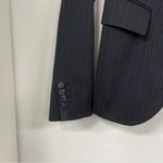 United Colors Of Benetton Benetton Black Pinstripe Slim Fit Womens Blazer Jacket 42 Preppy Dark Academia Photo 5