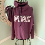 PINK - Victoria's Secret LOVE PINK Victoria’s Secret Purple/Pink Funnel Neck Sweatshirt XS Photo 1