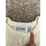 Saks 5th Avenue vintage folio sake fifth avenue ramie cotton knit short sleeve sweater top M Photo 3