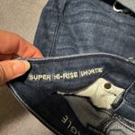 American Eagle Outfitters Super Hi Rise Shortie Blue Jean Shorts Photo 2