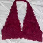 Halter Lace Bra Red Photo 0