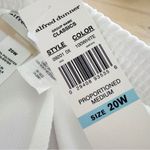 Alfred Dunner Women's Plus Size Straight-Leg Pants White Size 20W Photo 5