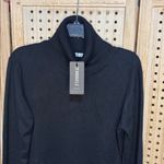 Casual/ Comfortable And Warm Hem Patchwork Sweater Dress Black Size XXL Photo 5