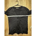 Giorgio Armani Women’s  38‎ V Neck Blue Button-up Wool Sweater Photo 6