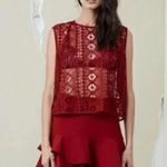 Finders Keepers  Bosnia Raisin Asymmetrical Ruffle Mini Skirt Photo 3