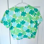 Care Bears Green Clover Fitted Cropped T Photo 3
