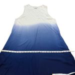 Jofit White Blue Ombre Athletic Casual Sleeveless Tank Dress Large Photo 10