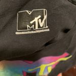 MTV Music Television Women's Black Logo Short Sleeve T Photo 3