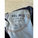 Lucky Brand  90s Midi High Rise Denim Shorts Distressed Blue Jean‎ Size 0/25 Photo 3