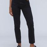 Everlane Womens The Original Cheeky Jeans Stretch Coal Black 28 Photo 0