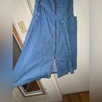 Mossimo Supply Co. Denim Midi Dress with Waist Tie Blue Size XL Photo 3