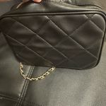 Caroline Hill  Elegant Black Quilted Crossbody Bag with Gold Chain Photo 3