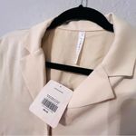 Fabletics  Sleep Button Down Shirt Sz SMALL Tapioca TAN MSRP $ 64.95 NWT #77 Photo 5