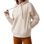 Athleta  Tugga Sherpa Thumb Holes Side Pockets Sleeve Warm Cozy Hoodie Sz S Photo 0