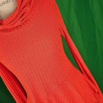 Maeve  Anthropologie Womens Orange Cowl Neck‎ Sweater XS Photo 2