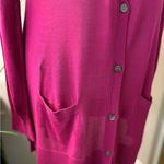 Vince Camuto Burgundy Sweater Button Cardigan Size M Photo 2
