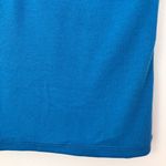 BP New  Ruffle Strap Ruched Tank Top Fitted Rib Knit Blue Photo 6