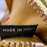 Miu Miu Yellow Leather Double Zip Crossbody / Shoulder Bag Photo 11