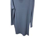CAbi Cowl Neck Long Sleeve Tunic MIDI Dress Size M Gray Minimalist Casual Photo 2