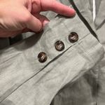 Anthropologie Dolan 100% linen babydoll sage green blazer size M Size M Photo 6