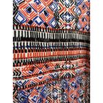 Spense Sleeveless Geometric Print Knit Dress L | Red Blue Black Summer Casual Size L Photo 2