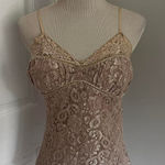 Rampage Y2K TAN BUSTIER LACE TANK TOP Photo 0