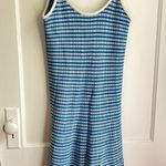 Theory Dress Dusty Blue & White Color Nautical OFANTAL Prosecco Small Photo 3