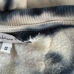 Young Fabulous and Broke Sweatshirt Womens Small Blue Cream Tie Dye Casual Lounge Photo 7