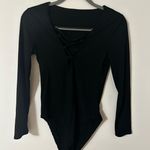 Black Long sleeve Bodysuit Size M Photo 0
