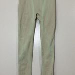 Nike NWT YOGA dri-fit neon green ribbed high waist leggings size small Photo 0