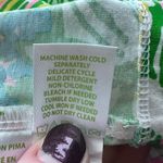 Lilly Pulitzer  Palmetto Hibiscus Pima Cotton Floral Green Tropical Dress - Sz S Photo 11