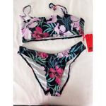 Jordan Emme  Floral Bikini Set‎ Padded Top Swimsuit Beach Vacation S Photo 1