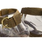 Chinese Laundry denim and gold strapped cork heels size 10M Photo 8