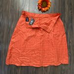 Hell Bunny Orange & Black Check Zora Skirt NWT | 2XL | Photo 9