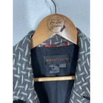 Nina Mclemore Textured Blazer Jacket Size 8 Viscose Silk Work Career Photo 1