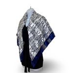 PARIS 40” Square Satin Scarf White Photo 1