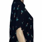 Love Note Pineapple Print Buttoned Blouse Photo 2