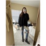 Free People  Easy Street Tunic in Black Size Small Photo 2