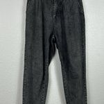 Who What Wear Women's Cropped Black Jeans High Rise Slash Pocket Pleated Size 6 Photo 0