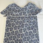 Lulus ‎ Taj Mahal Tour Blue Paisley Open Back Shift Dress SMALL Photo 10