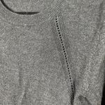 Loft Silk Blend Charcoal Grey Lightweight Sweater Blouse Women's Size Small Photo 2