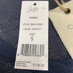 Joie ‎ Yasmine Blue V-Neck Waffle Knit Long Sleeve Top Size S New Made in USA Photo 1