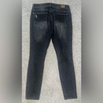 Judy Blue  Washed Out Black Grey Distressed Cut Off Skinny Fit  Jeans 15/32. NWOT Photo 5
